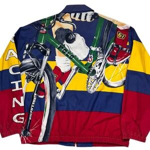 Vintage Polo Ralph Lauren Racing Jacket (Size 95, M)